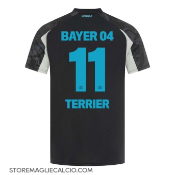 Bayer Leverkusen Martin Terrier #11 Maglia Gara Terza Repliche 2024-25 Maniche Corte